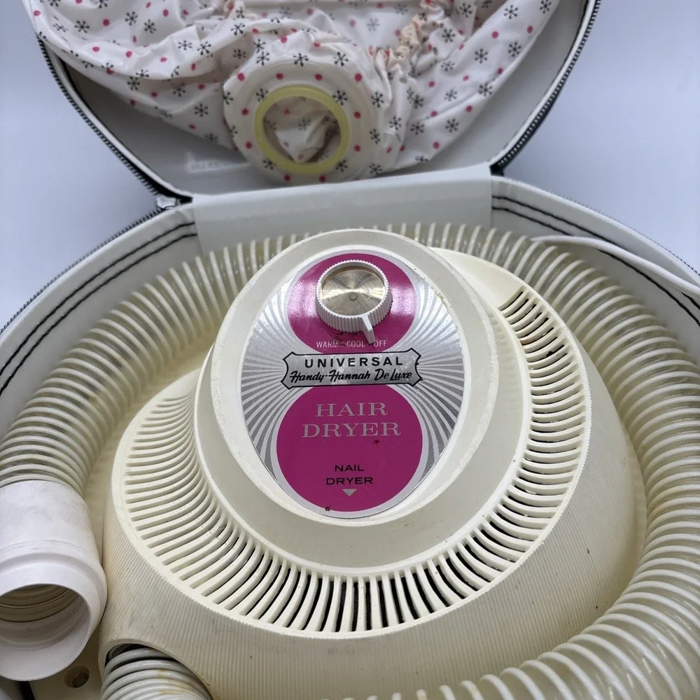 Universal Portable Hair /‎ Nail Dryer 1960 Original Case Vintage Salon